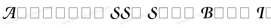 Atlantix SSi Semi Bold Italic字体转换
